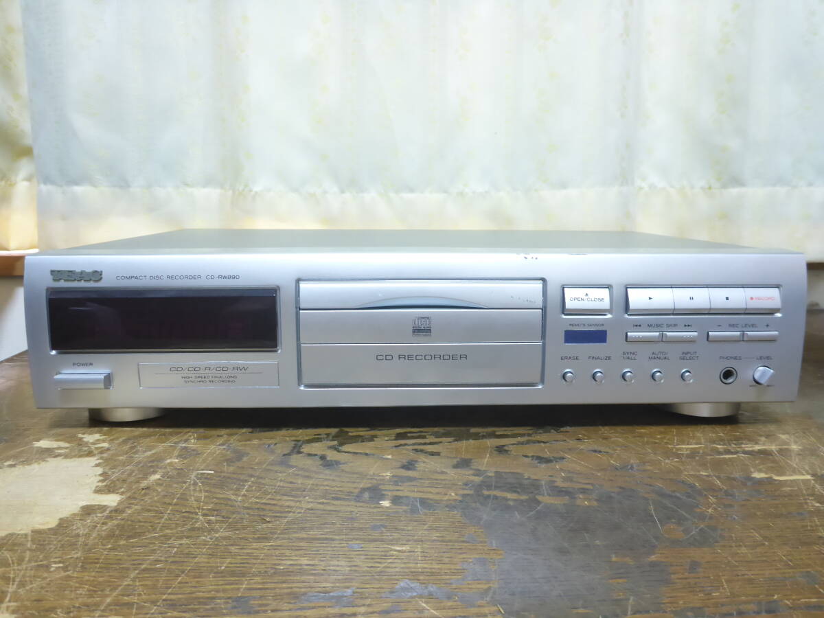 TEAC CD-RW890 CDレコーダー ティアック_画像1