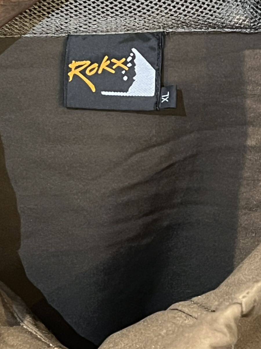 ROKX ライトトラック　フーディ　ジャケット　パーカー　XL ストレッチ　美品　日曜まで価格_画像4