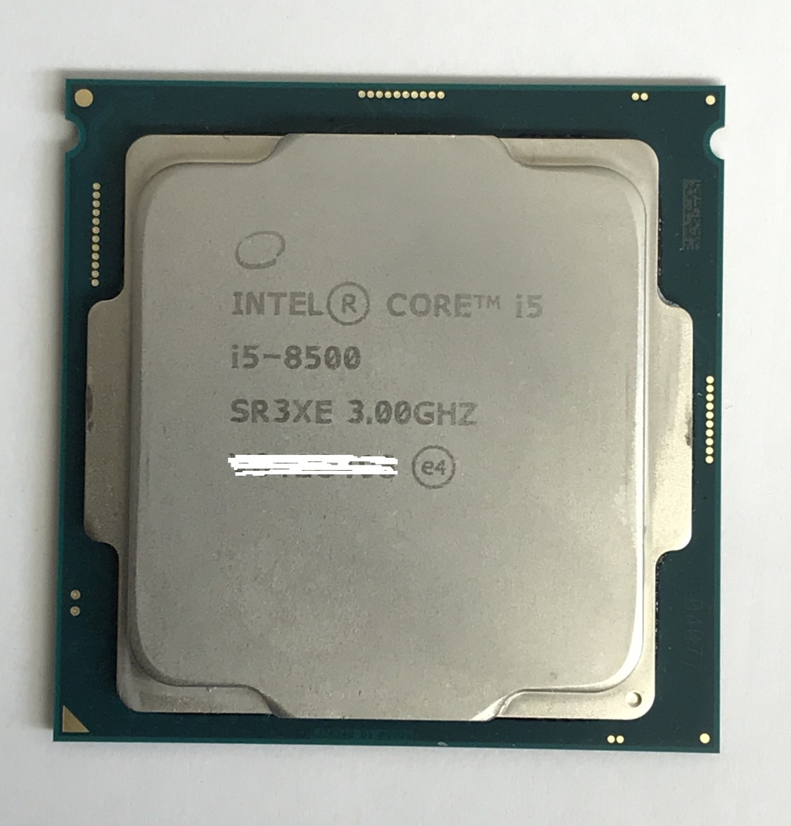 CPU インテル Core i5-8500 3.00GHz SR3XE LGA1151 i5 第8世代 プロセッサー Intel Core i5 8500 中古動作確認済み_画像1