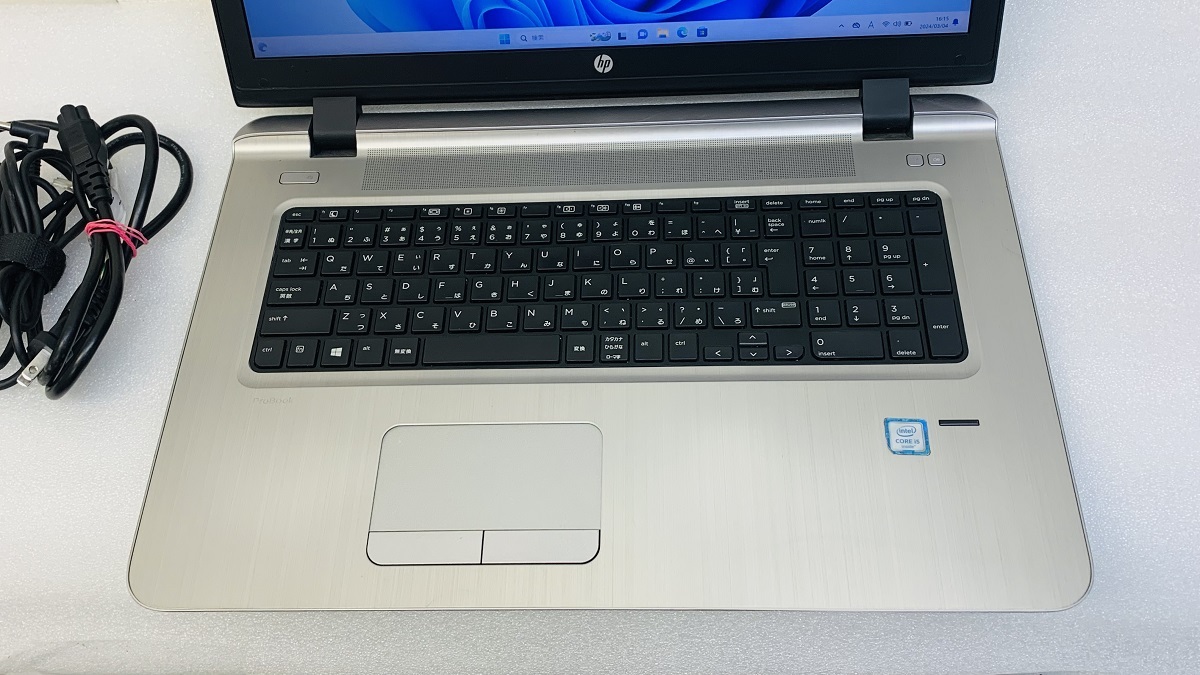 HP Probook 470 G3 i5第6世代 インテル Core i5-6200U HP 17.3 インチ ノートパソコン メモリ8GB SSD128GB HDD500GB Webカメラ HP LAPTOPの画像4