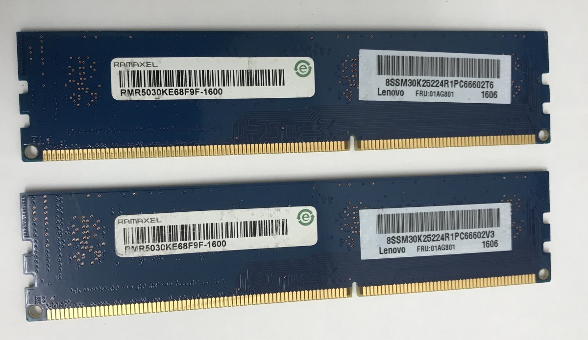 RAMAXEL 1RX8 PC3L-12800U 8GB 4GB 2枚 8GB DDR3L デスクトップ用メモリ 240ピン ECC無し DDR3L-1600 4GB 2枚 DDR3L DESKTOP RAMの画像3
