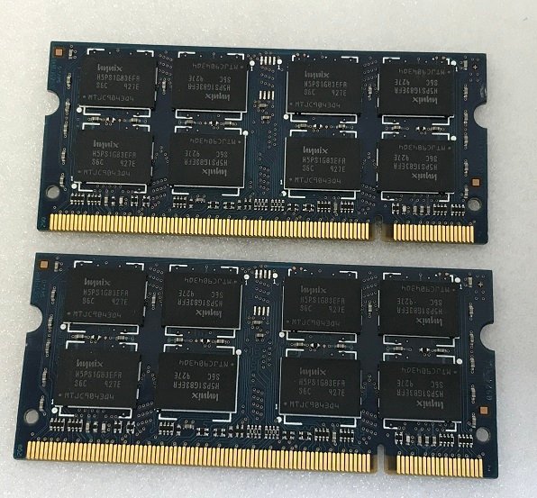 HYNIX PC2-6400S 2GB 2枚 4GB DDR2 ノートパソコン用 メモリ DDR2 800 2GB 2枚 4GB 200ピン PC2 6400S DDR2 LAPTOP RAM_画像4