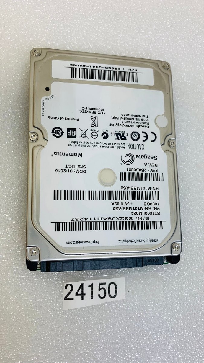 1TB SATA 1000GB SATA 2.5インチ SAMSUNG ST1000LM024 HDD 1TB SATA 2.5 9.5MM 5400RPM ハードディスク 中古 使用時間5039時間の画像1