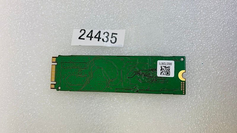 M.2 SATA SSD256GB SAMSUNG MZ-NLN256C MGF 2280 M.2 SSD 256GB 中古 使用時間10383時間_画像2