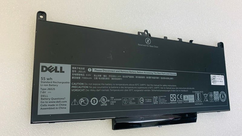 デル DELL Latitude E7270 E7260 E7470 J60J5 DELL battry J60J5 バッテリー 中古_画像3