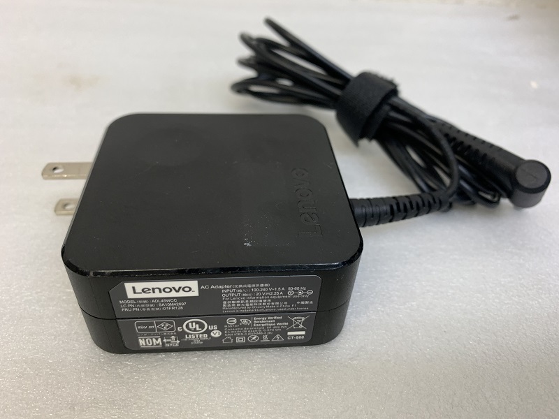 LENOVO ACアダプター 20V=2.25A ADL45WCC 100-240V 1.5A レノボ 45Wノート パソコン用 ACアダプタ LENOVO AC ADAPTER 中古_画像4