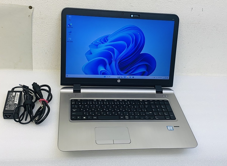 HP Probook 470 G3 i5第6世代 インテル Core i5-6200U HP 17.3 インチ ノートパソコン メモリ8GB SSD128GB HDD500GB Webカメラ HP LAPTOPの画像1