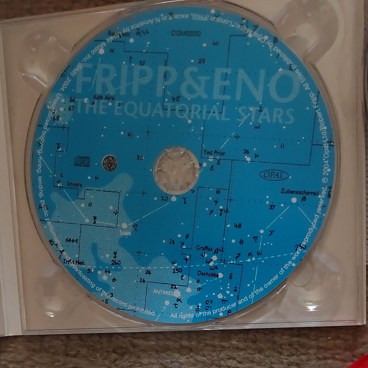 中古CD 　FRIPP&ENO   THE EQUATORIAL STARS   フリップ&イーノ　アンビエント