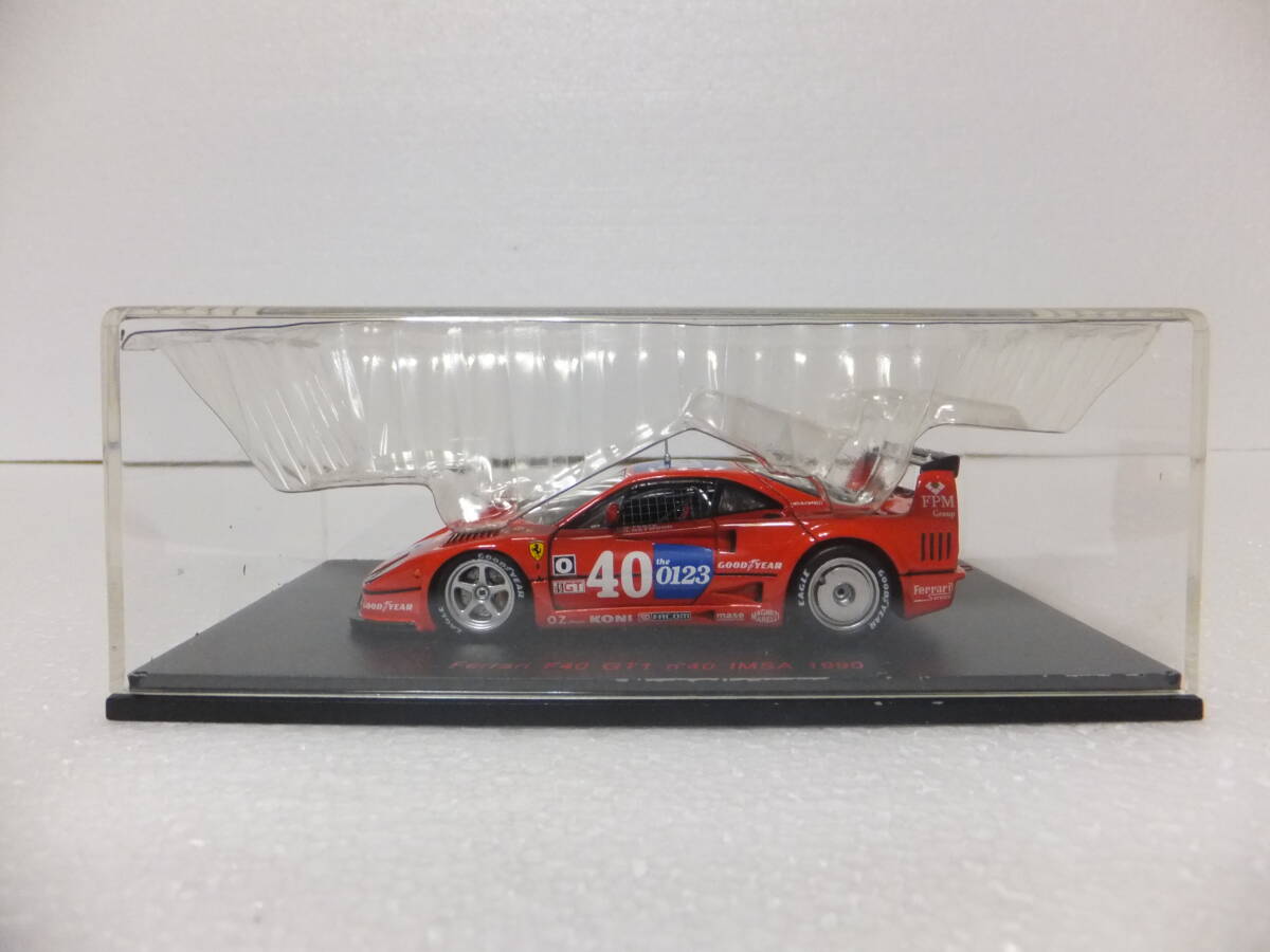 1/43　Red　Line　フェラリー　F40　GT1　レッド　NO．40　新品撮影のみ開封