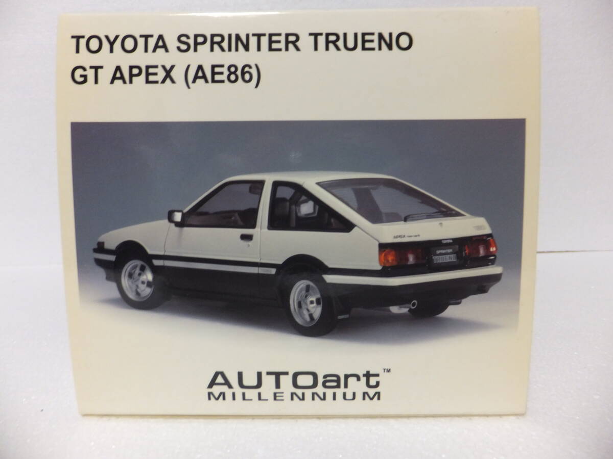 1/18 オートアート TOYOTA SPRINTER TRUENO GT APEX(AE(86）新品未開封の画像6