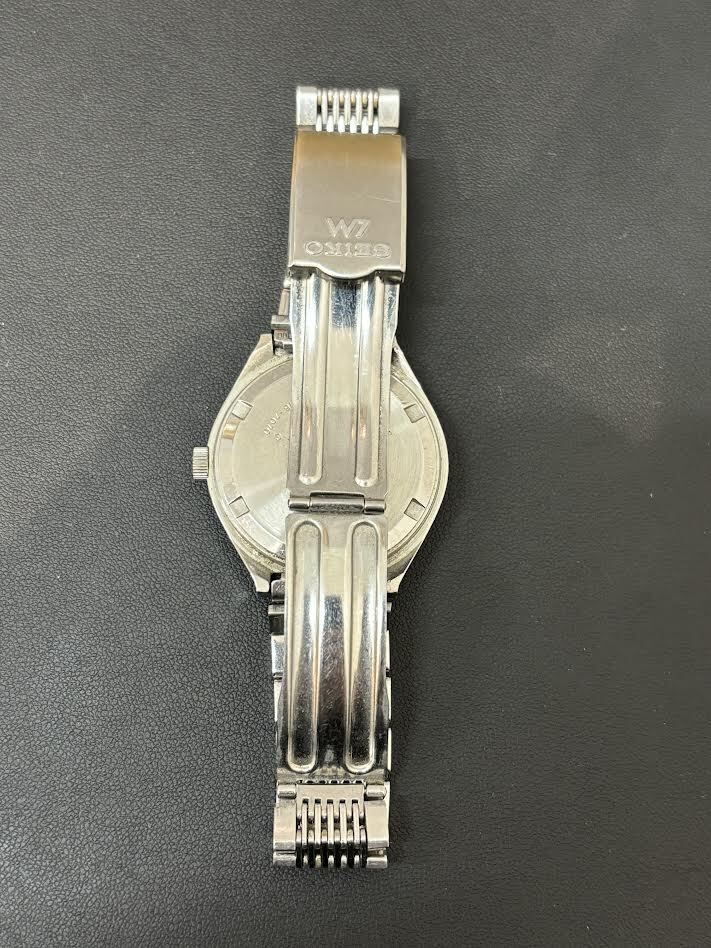 #994 可動品 腕時計 SEIKO セイコー 5216-7070 シルバー系 デイデイト 青文字盤 ブランド時計 オートマチックの画像6