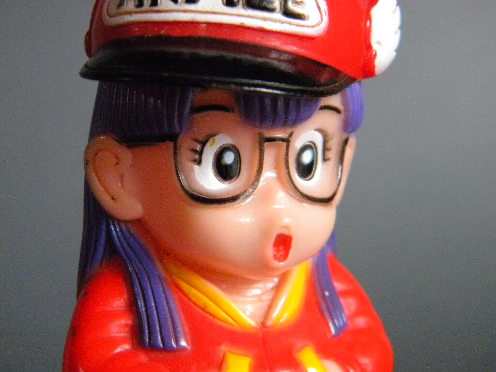 当時物 ★★Dr.SLUMP ドクタースランプ アラレちゃん sofvi 貯金箱 ソフビ !! 東海銀行 コインバンク 鳥山明 アニメ★★「定形外/LP可」_画像4