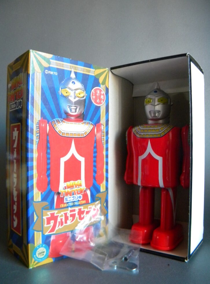 当時物 ★★ ULTRAMAN TIN TOY 日本製 ブリキ ROBOT ウルトラセブン !! 特撮TV ロボット 怪獣 まんが 宇宙人★★未使用 デッドストック品