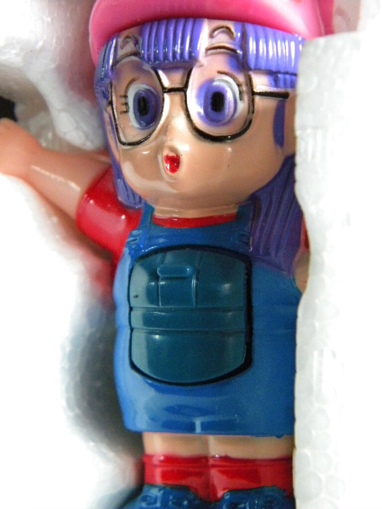 当時物 ★★ Dr.SLUMP ドクタースランプ アラレちゃん 合金ダイキャスト !! 胸開 付属品有 ROBOT まんが TVアニメ 鳥山明★★本体 良好品の画像5