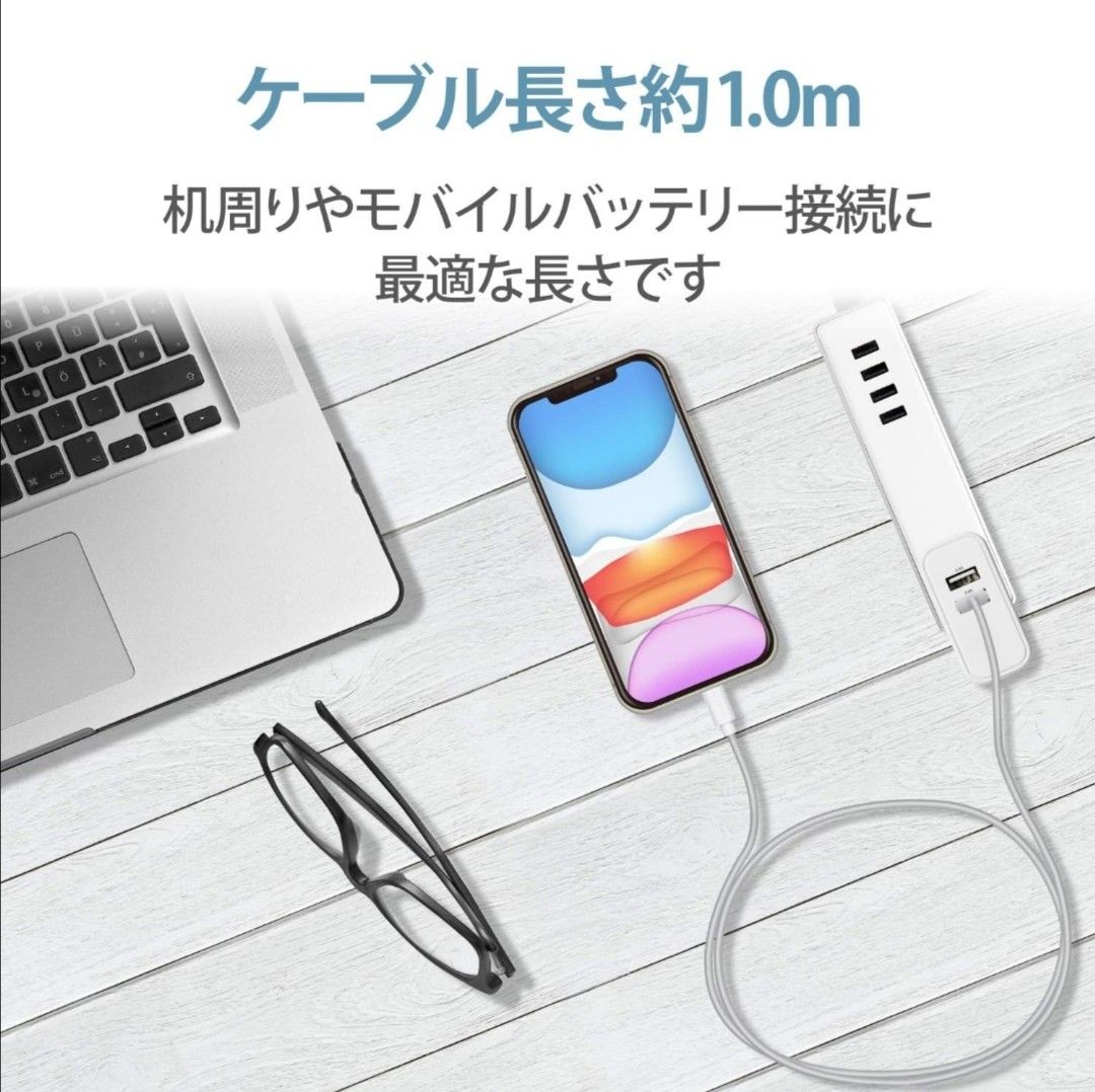 エレコム to Lightning ライトニングケーブル ACアダプター MFi認証品 Apple公式認定品  iPhone