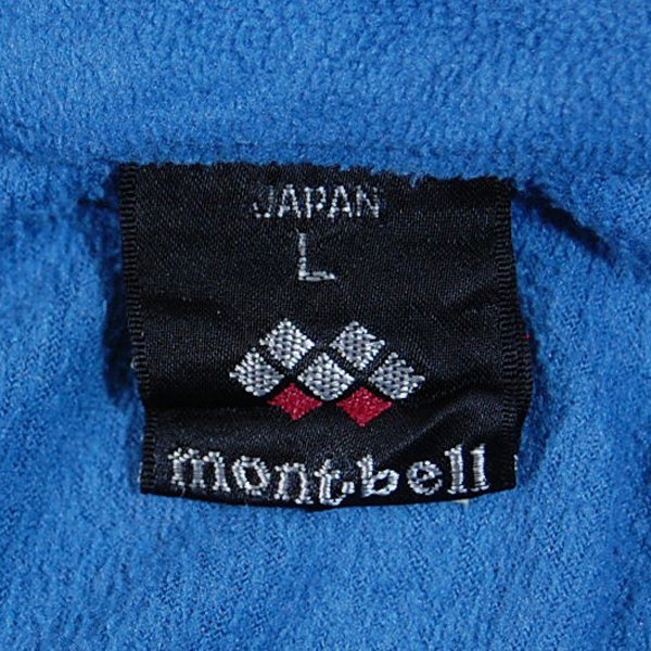 モンベルmont-bell■シャミースジャケット フリース ジップジャケット 1104381■L■ブルー ※NK4216188_画像5