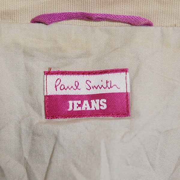 ポールスミスジーンズPaul Smith JEANS■コットン テーラードジャケット ストレッチ /オンワード樫山■40■ベージュ ※NK4216200_画像5