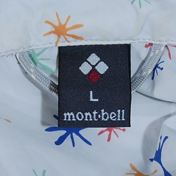 モンベル mont-bell■ウインドブラストプリントパーカ/1103265 レディース アウトドアウェア■L■ライトグレー ※NK4216319の画像5