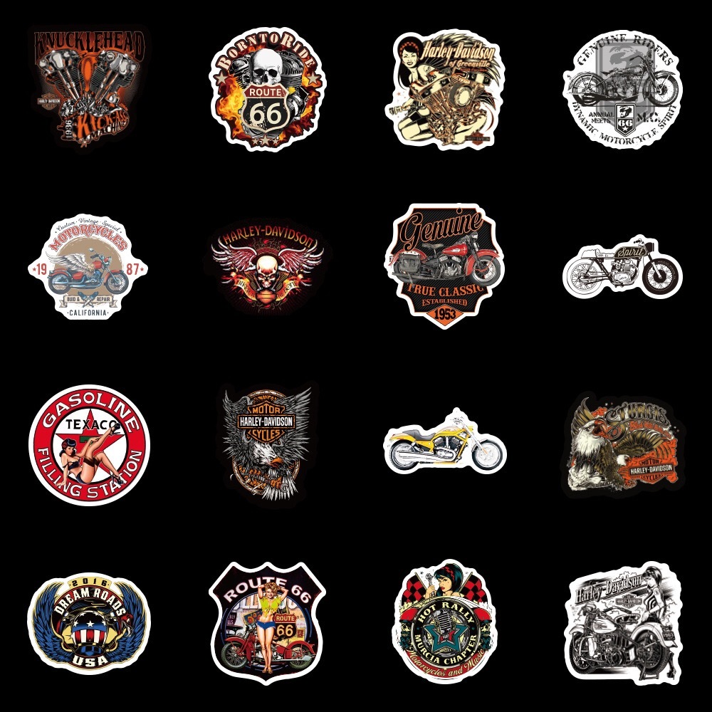 たっぷり　お得セット　Harley-Davidson ハーレーダビッドソン ステッカー100枚セット　B_画像7