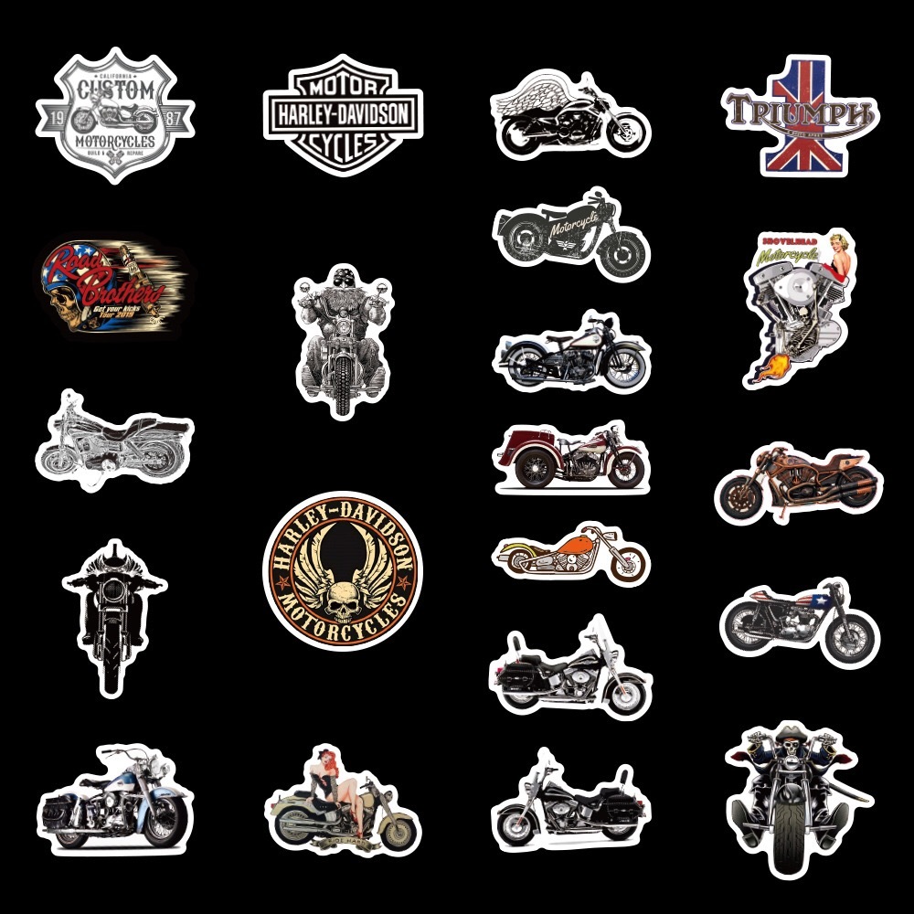 たっぷり　お得セット　Harley-Davidson ハーレーダビッドソン ステッカー100枚セット　B_画像4