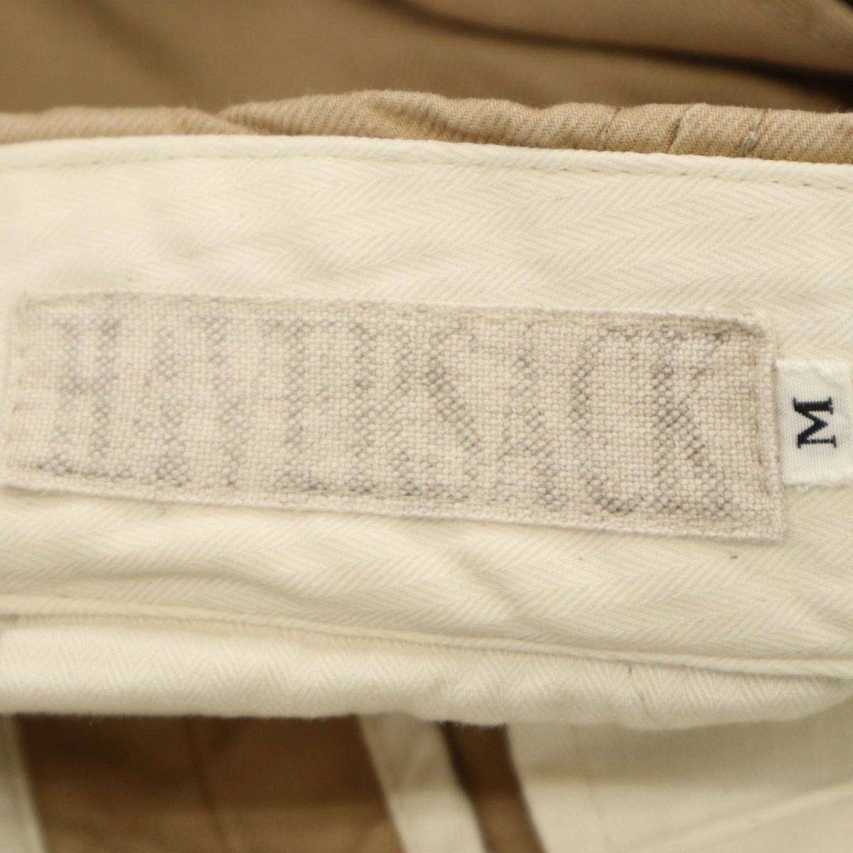 HAVERSACK Haversack весна лето [ лен linen.] распорка рабочие брюки Sz.M мужской сделано в Японии бежевый C4B01382_3#P