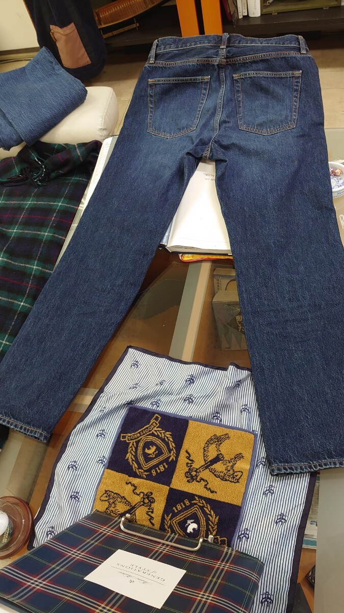 UNIQLO　INDIGO DENUM REGULAR STRAIGHT W32L32_画像5