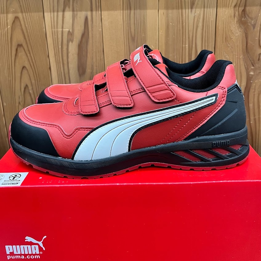 ◆[展示品]PUMA(プーマ) 安全靴 26.5 RIDER 2.0 RED LOW No.64.244.0 /スニーカー・安全スニーカ・レッド・赤_画像2