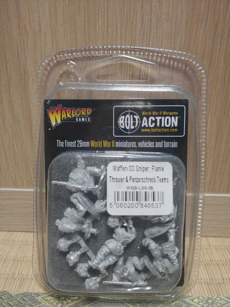 Warlord Games - Bolt Action / Waffen-SS Sniper Flame Thrower & Panzerschreck Teams 新品