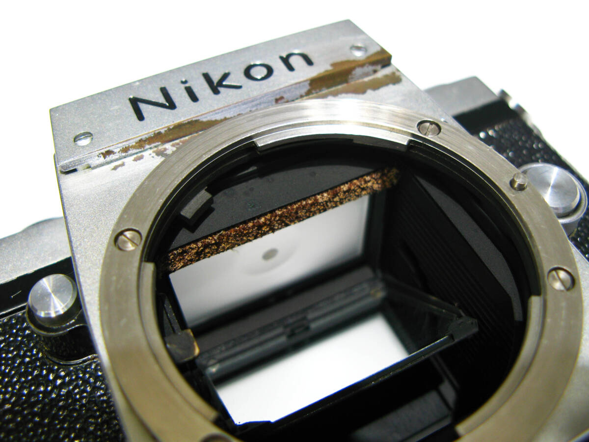Nikon ニコン / F ボディ シルバー / 一眼レフ / アイレベル / 643万番台 / ジャンク扱い品_画像3