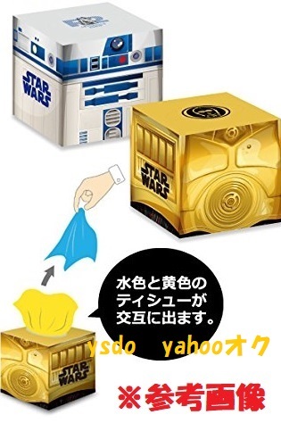 スターウォーズ　STARWARS　ボックスティッシュ　2種セット　ドロイド　R2-D2　C-3PO　日本製紙クレシア　未開封_画像5