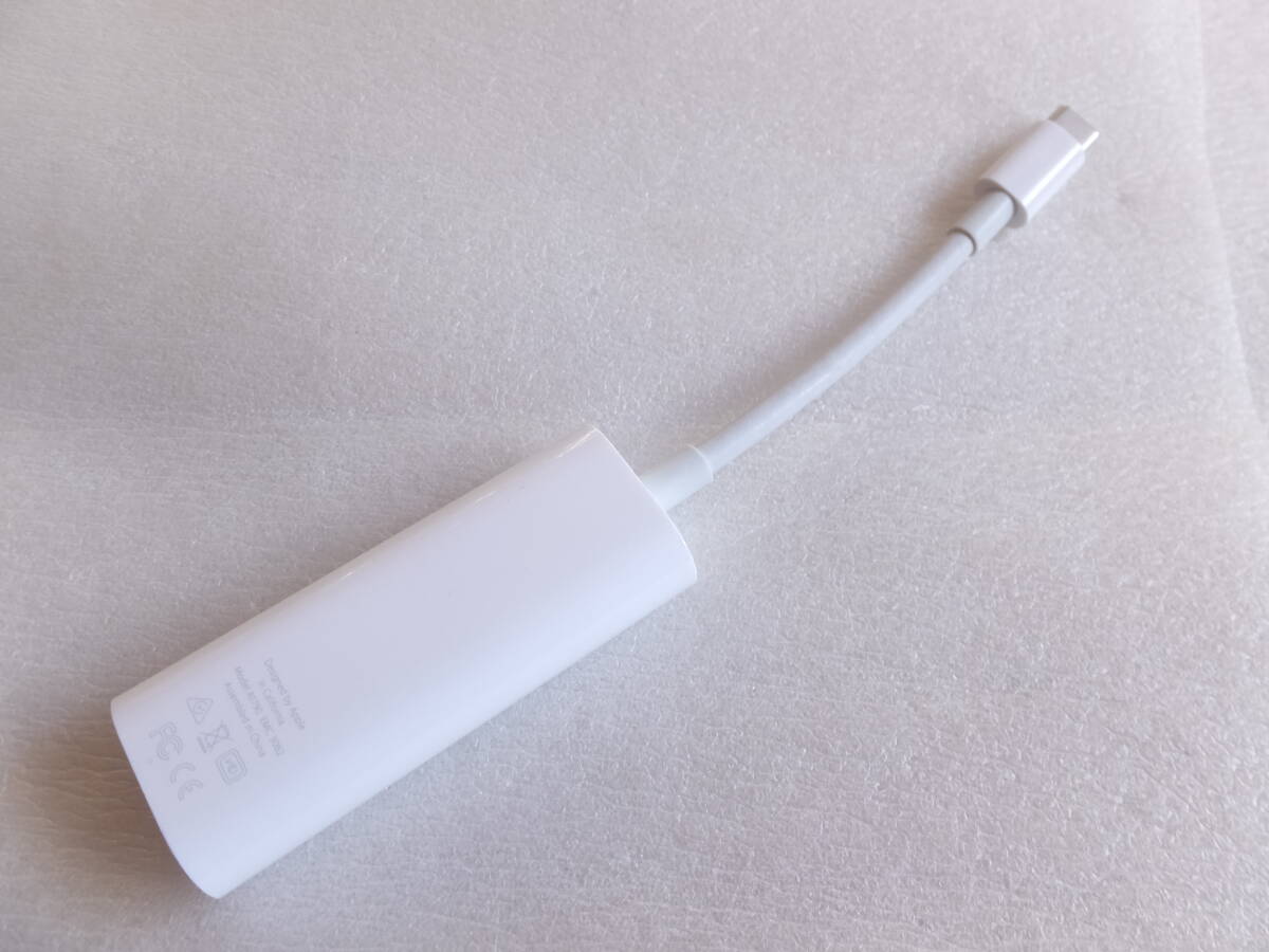 中古　Apple Thunderbolt 3 (USB-C) - Thunderbolt 2 アダプタ　A1790_画像7