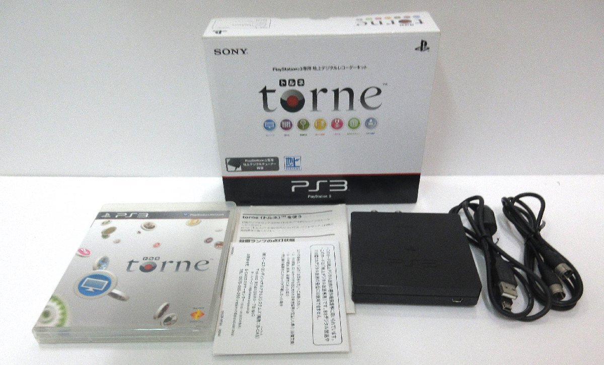 【643-6108k】◎1円スタート◎【ジャンク】SONY PlayStation3 torne トルネ_画像1