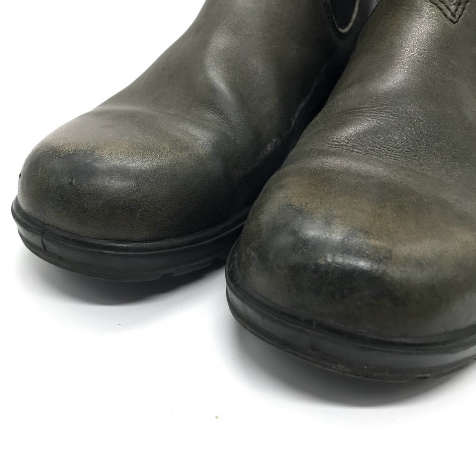 [127-1134] blundstone/ブランドストーン/サイドゴアブーツ/グリーン/000397/サイズ8(約26.5cm)の画像8