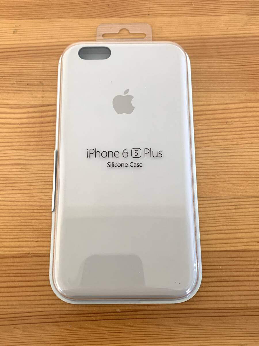 Apple оригинальный iPhone6s Plus кейс силикон Stone MKXN2FE/A не использовался упаковка ... товар 