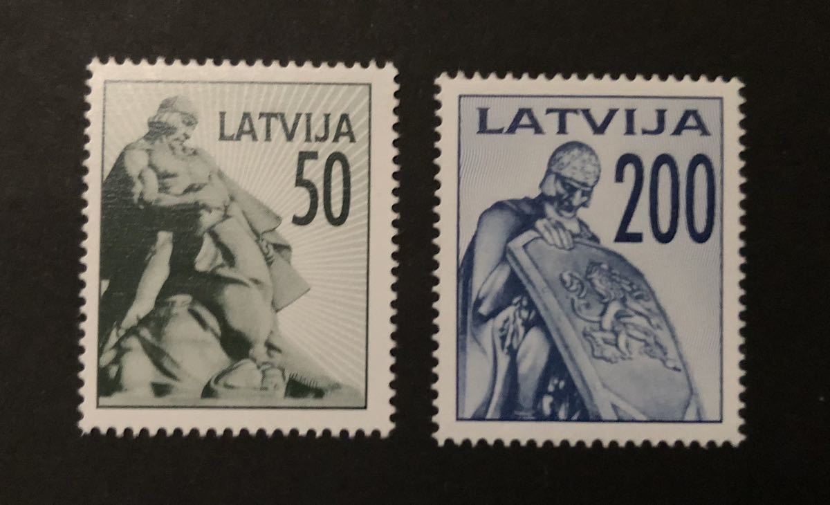 外国切手　ラトビア_画像1