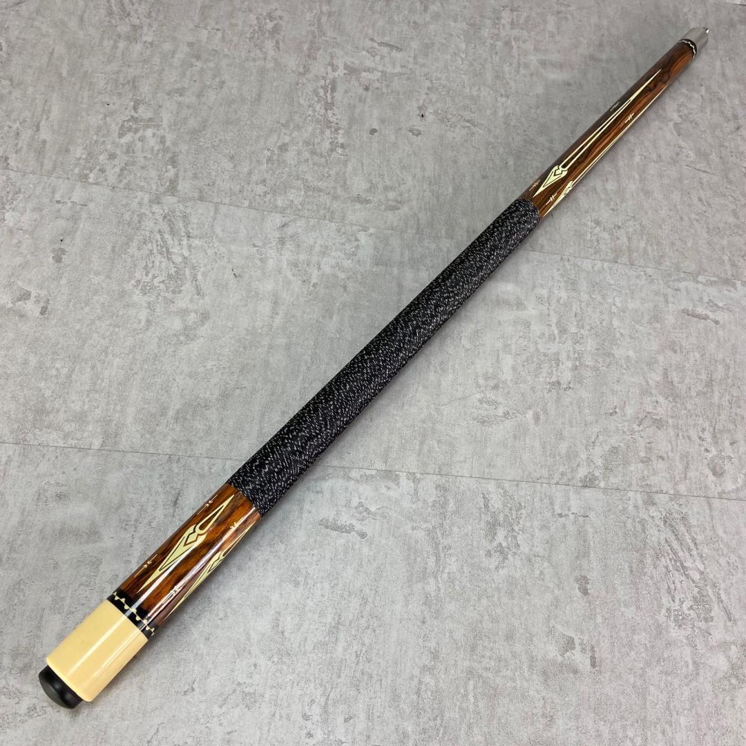  billiards Play cue bat 74.5cm weight approximately 389g brown group wood grain shaft 74cm weight 122g 1B1S case attaching 