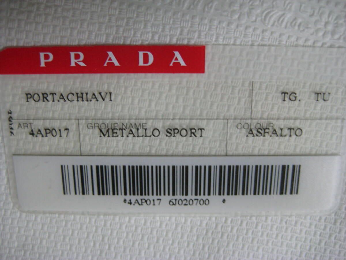 *PRADA Prada key boruda-* black * metal series * use item *