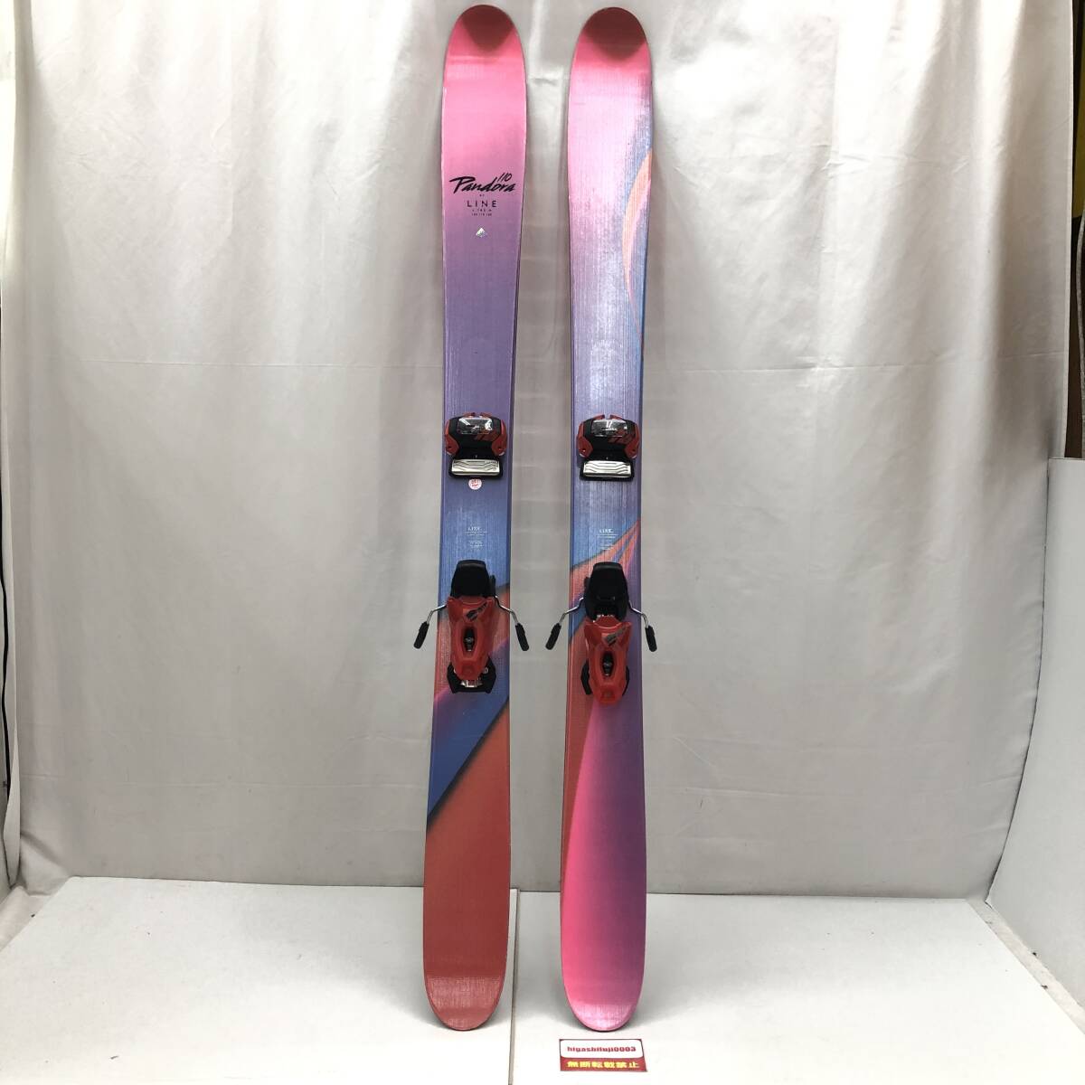 LINE PANDORA 110 162cm 中古 パンドラ スキー板 ビンディング セット_画像1