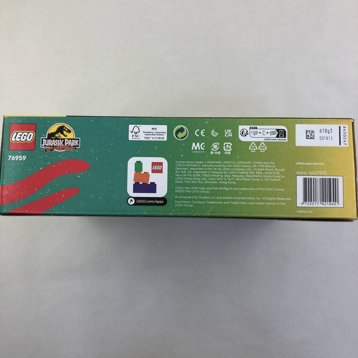 LEGO JURASSIC PARK 30TH ANNIVERSARY ジュラシックパーク レゴ_画像9