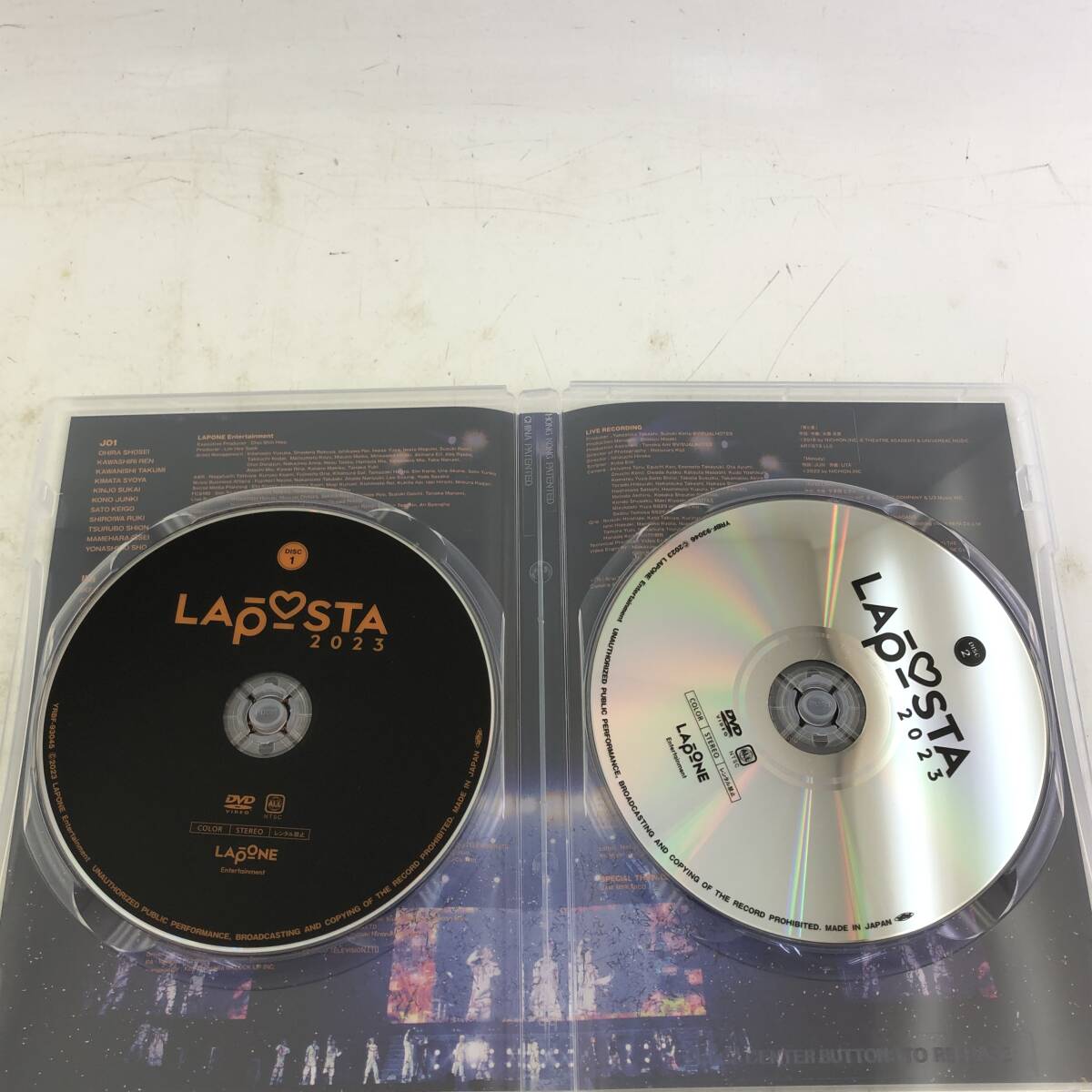 【DVD】JO1 INI DXTEEN LAPOSTA ラポスタ2023 通常盤　DVD2枚組 美品_画像4