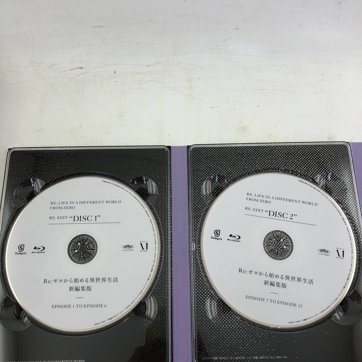 【Blu-ray】Re:ゼロから始める異世界生活 新編集版 Blu-ray BOX/美品_画像6