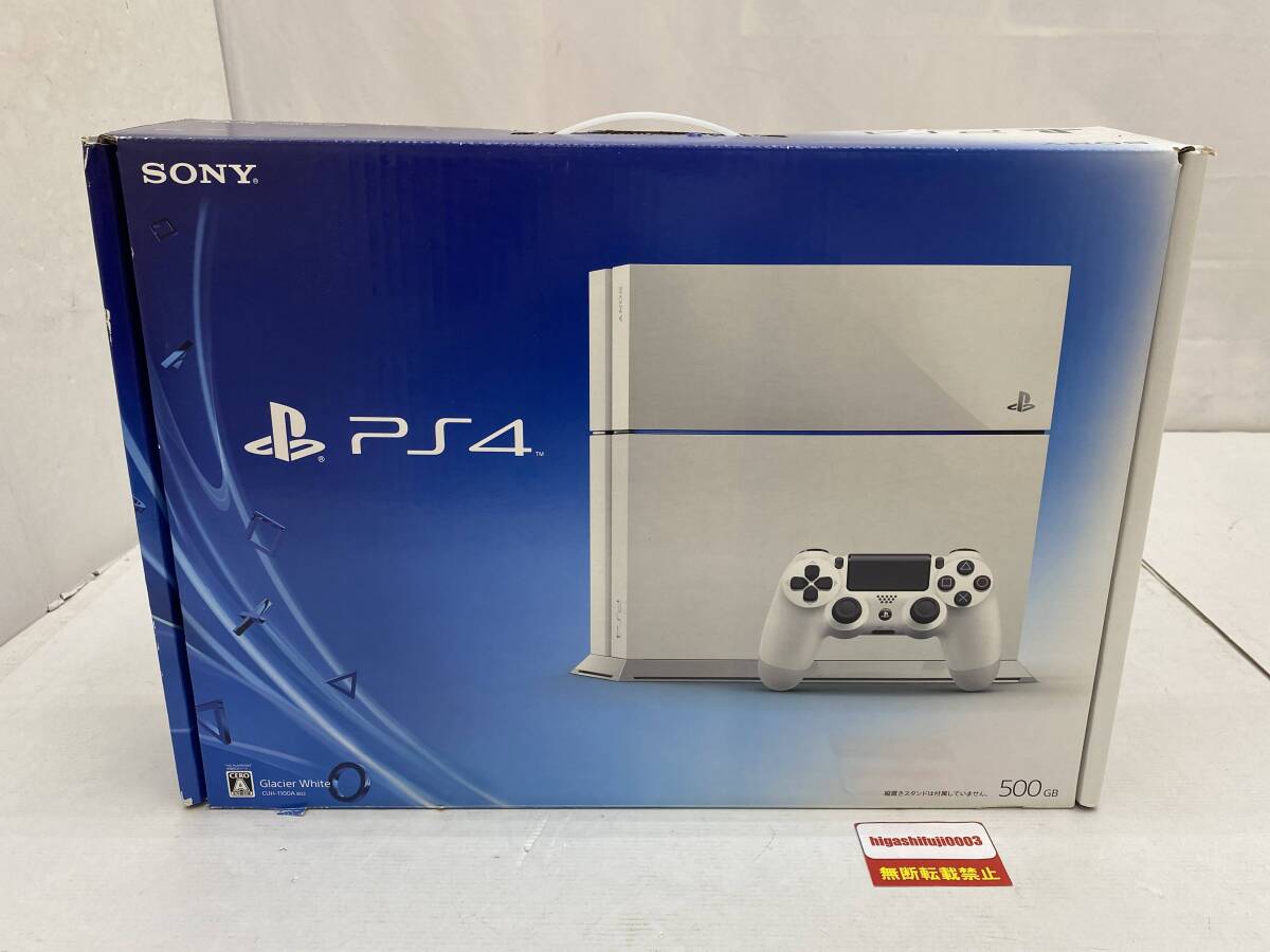 【１円～】PS4 PlayStation４ 500GB CUH-1100A ホワイト 中古 プレステ4 プレイステーション4_画像1