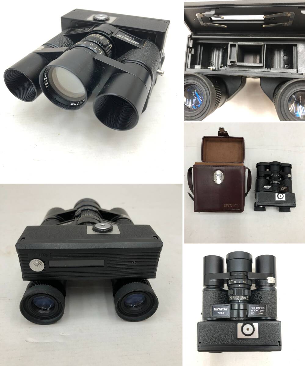 【動作未確認】ジャンク カメラ レンズ等 まとめ/ELMO 8S-60/Canon Canodate E/オリンパス CAMEDIA/オリノックス ORINOX 7x20 双眼鏡等_画像10