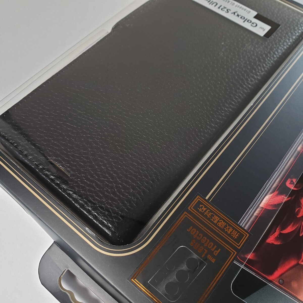 Galaxy S21 Ultra 5G 手帳型ケース ガラスフィルム セット 0024の画像4