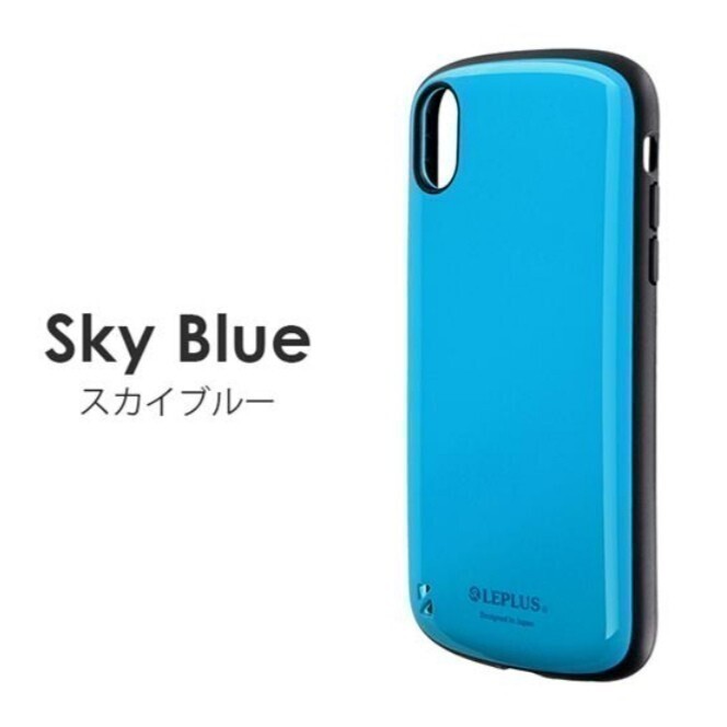 iPhone XR against impact hybrid case Sky blue 1507