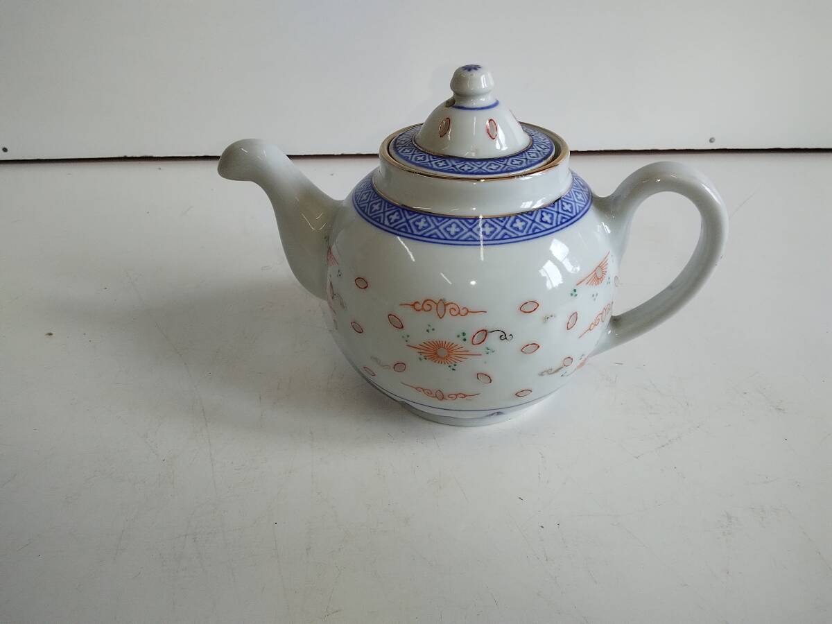 茶器セット。ホタル茶椀。ウ-ロン茶。中国製。の画像3