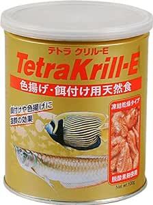 クリル-E テトラ (Tetra) クリル-E 100グラム 色揚げ 餌付け用天然餌 オキアミ 乾燥フード 熱帯魚 海水_画像1