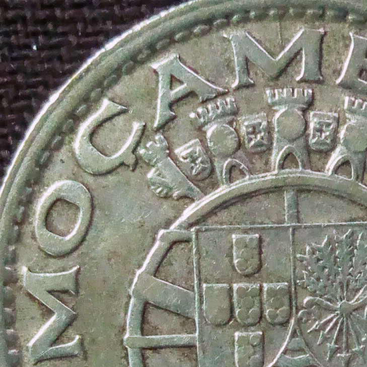 ポルトガル領　モザンビーク銀貨　1955年　20エスクード　ヴィンテージコイン　希少品_画像2