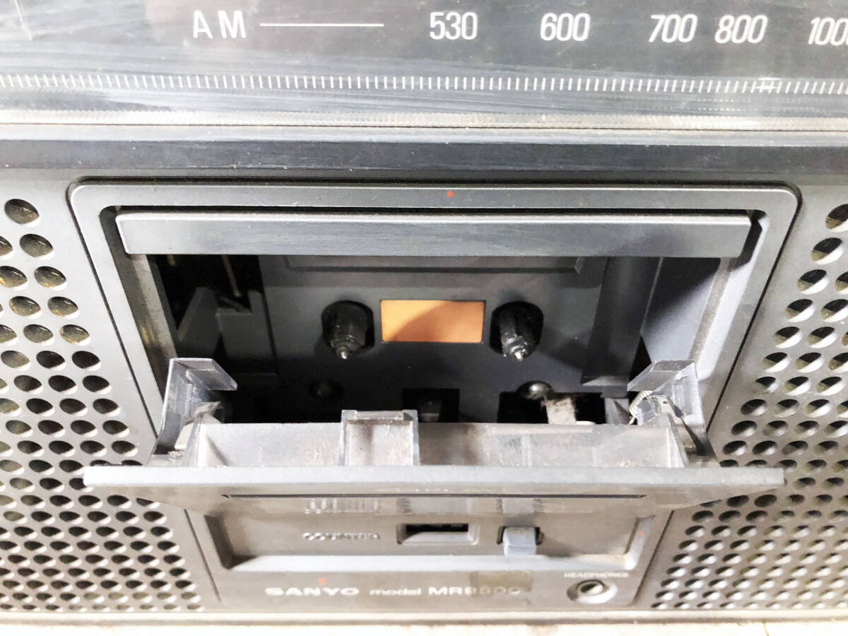 ◎★ジャンク扱い品 中古★SANYO サンヨー MR9500 ラジカセ ラジオ FM/AM ステレオ カセットレコーダー【MR9500】D5DC_画像5