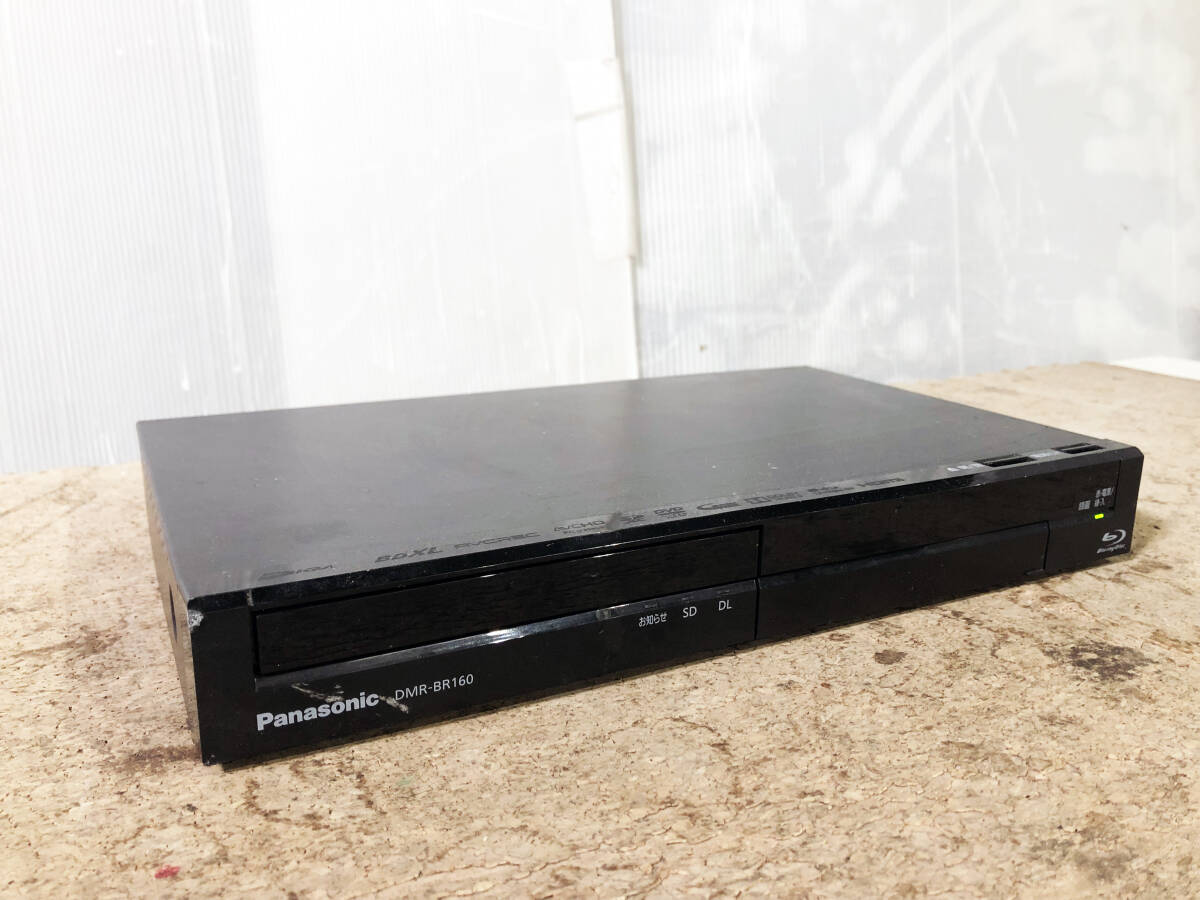 ◎★ 中古★Panasonic/パナソニック　DIGA（ディーガ）ブルーレイディスクレコーダー　ブラック【DMR-BR160】D5PS_画像1